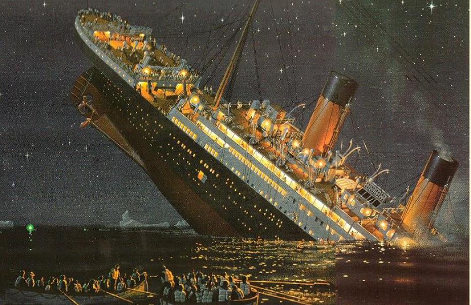 le-titanic-en-train-de-couler - Foi Et Vie Réformées